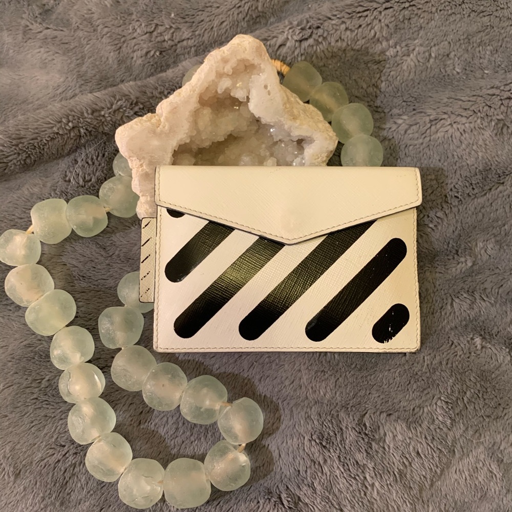 Off White Card Holder Authentic